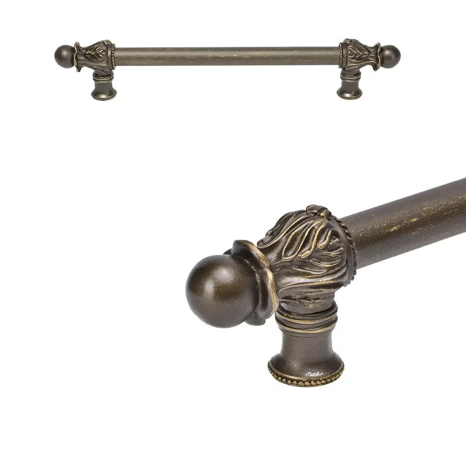 Carpe Diem Acanthus II Romanesque Style Appliance/Long Pull - 5/8" Smooth Bar by Carpe Diem