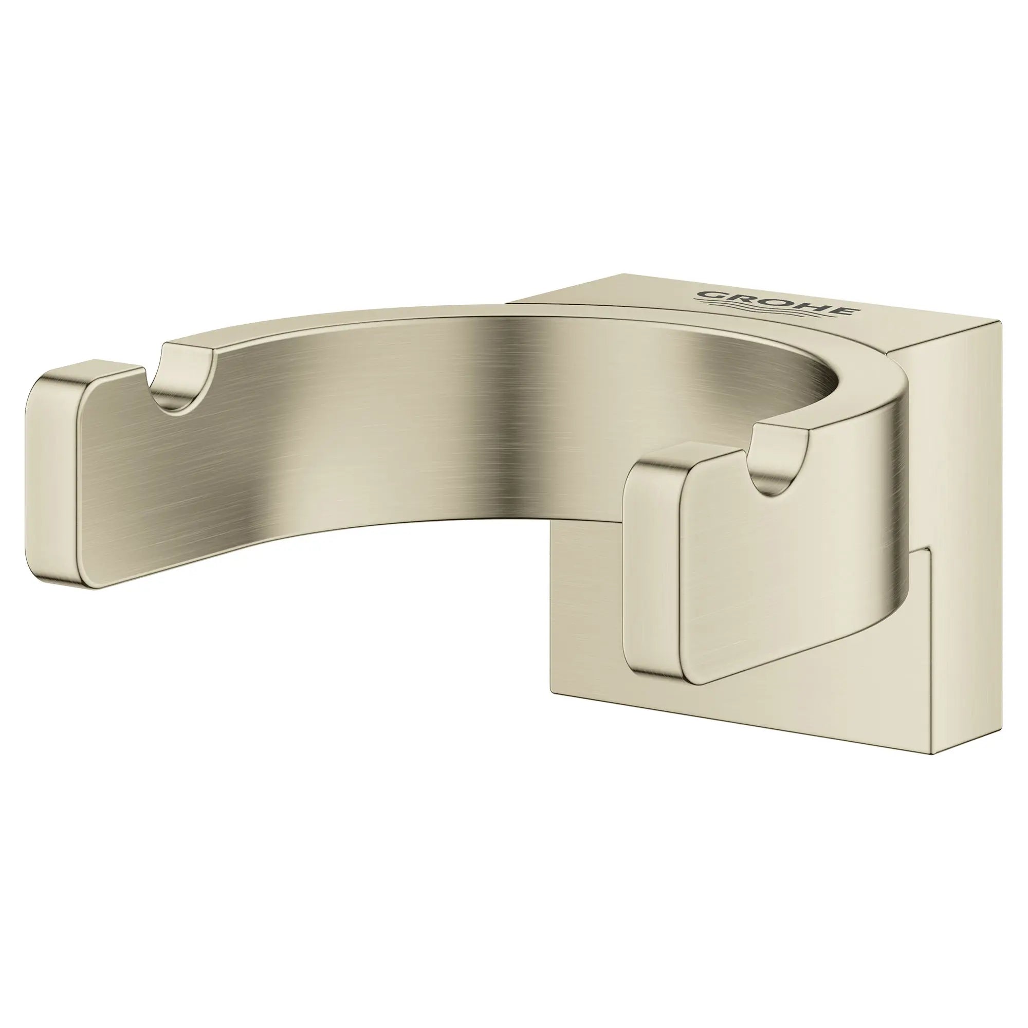 brushed nickel robe hook