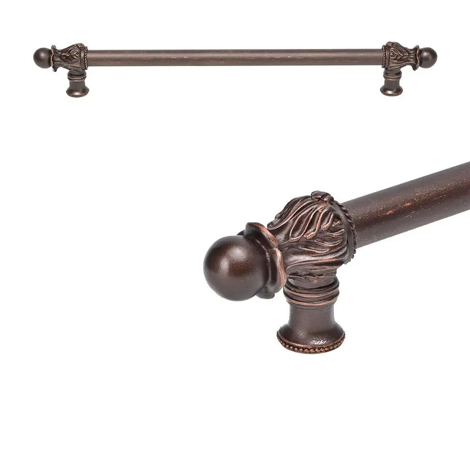 Carpe Diem Acanthus II Romanesque Style Appliance/Long Pull - 5/8" Smooth Bar by Carpe Diem
