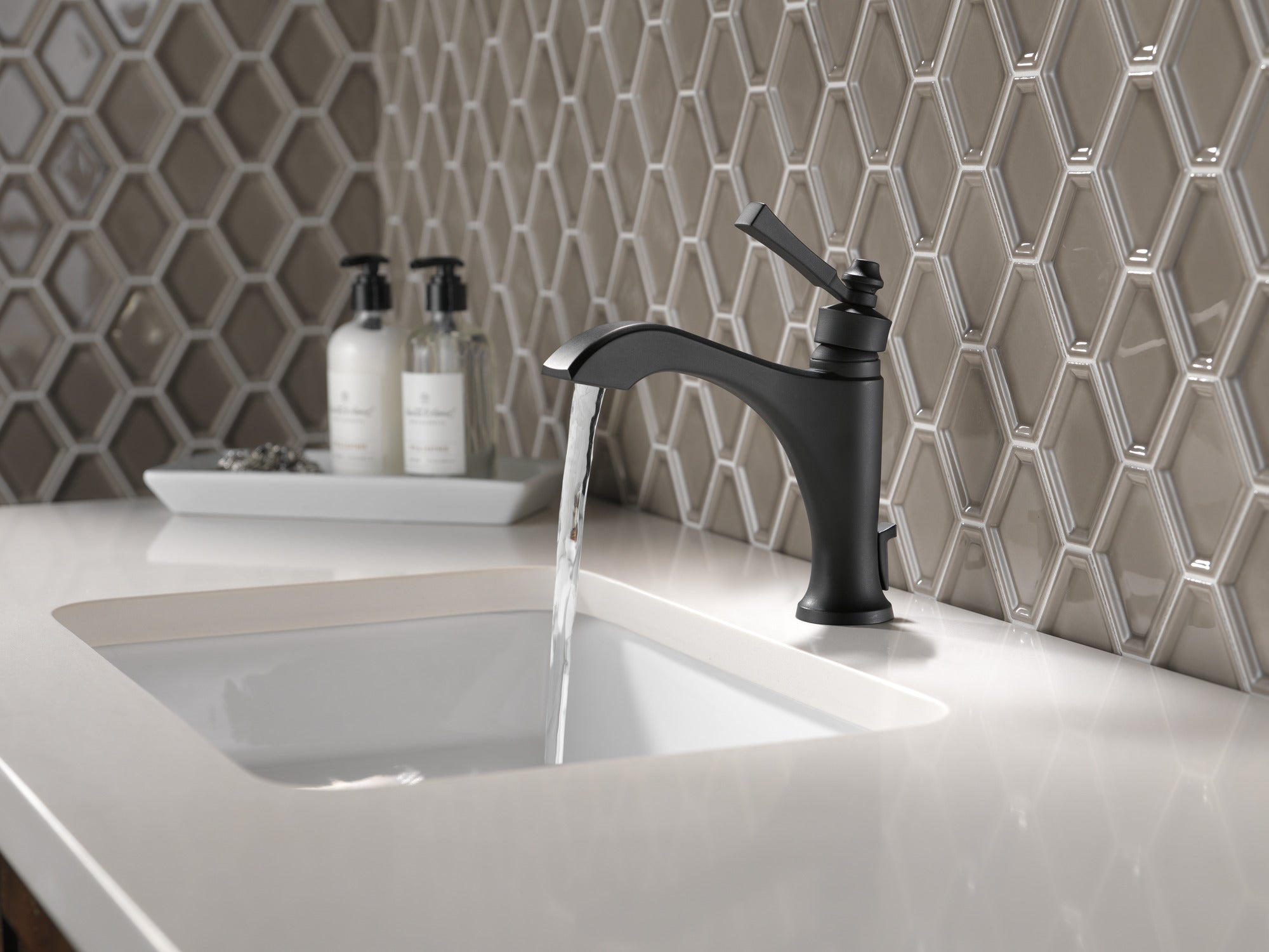 matte black faucet handle