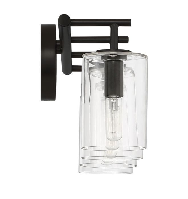 flat black wall sconces