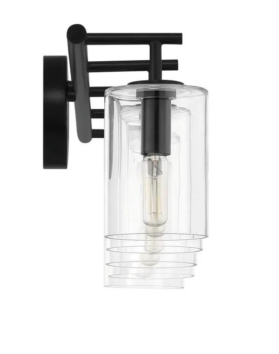 flat black wall sconces