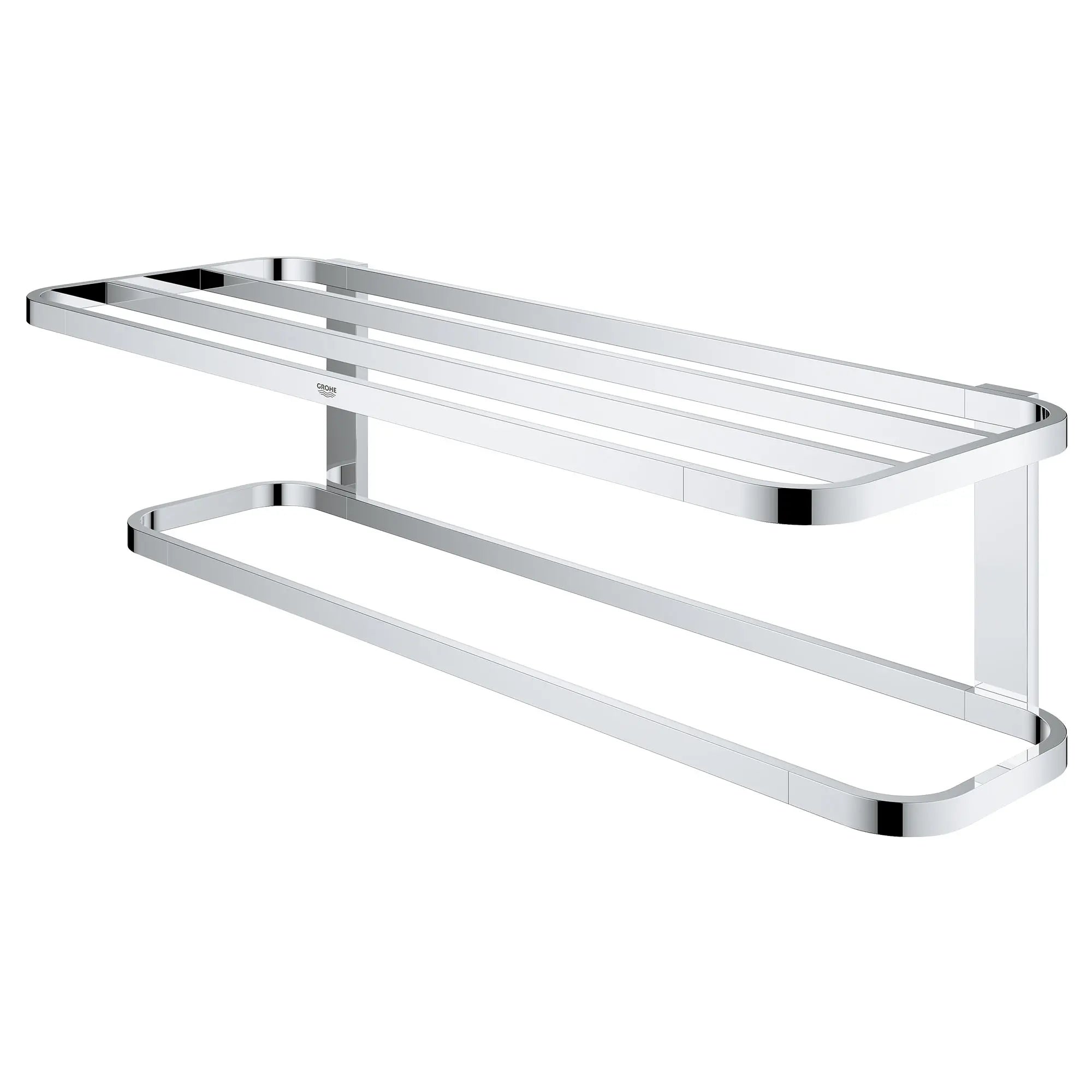 chrome towel rack
