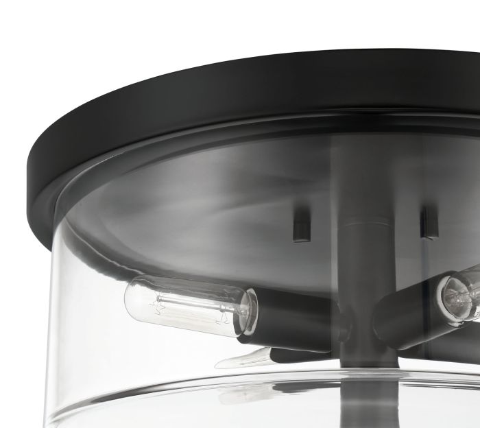 flat black ceiling mount