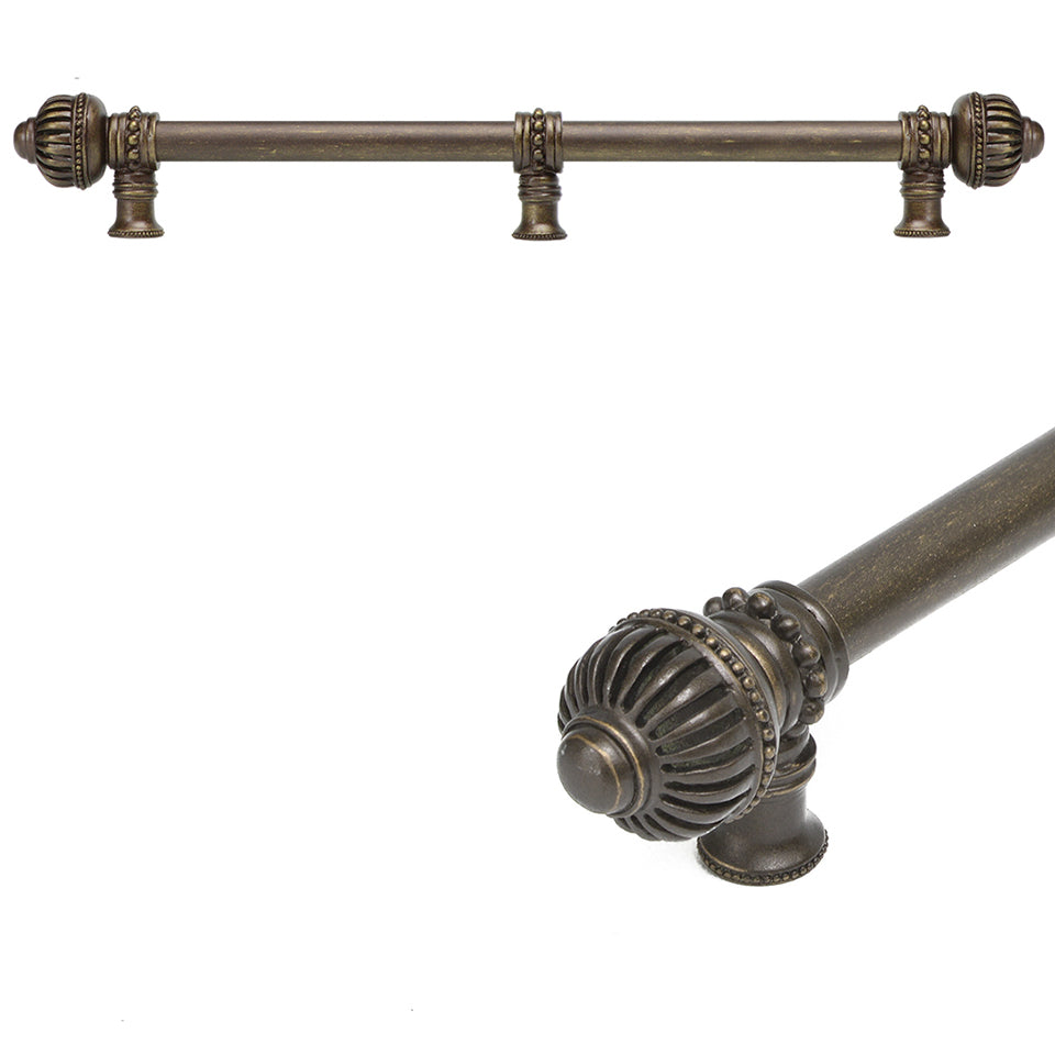 Carpe Diem Cricket Cage Large Finial Appliance/Long Pull - 5/8" Smooth Bar and Center Brace