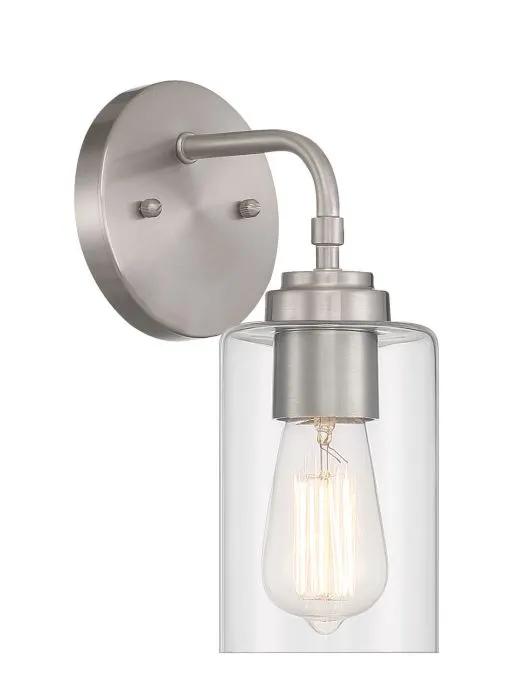 brushed polished nickel wall sconces