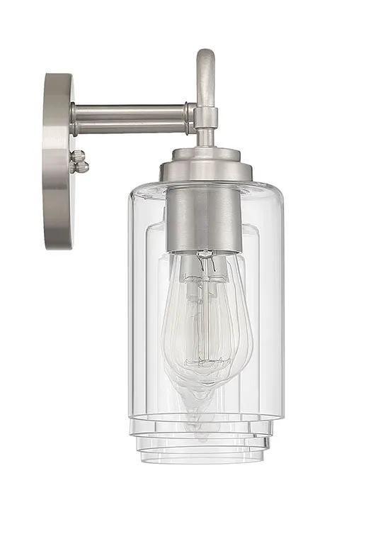 brushed polished nickel wall sconces