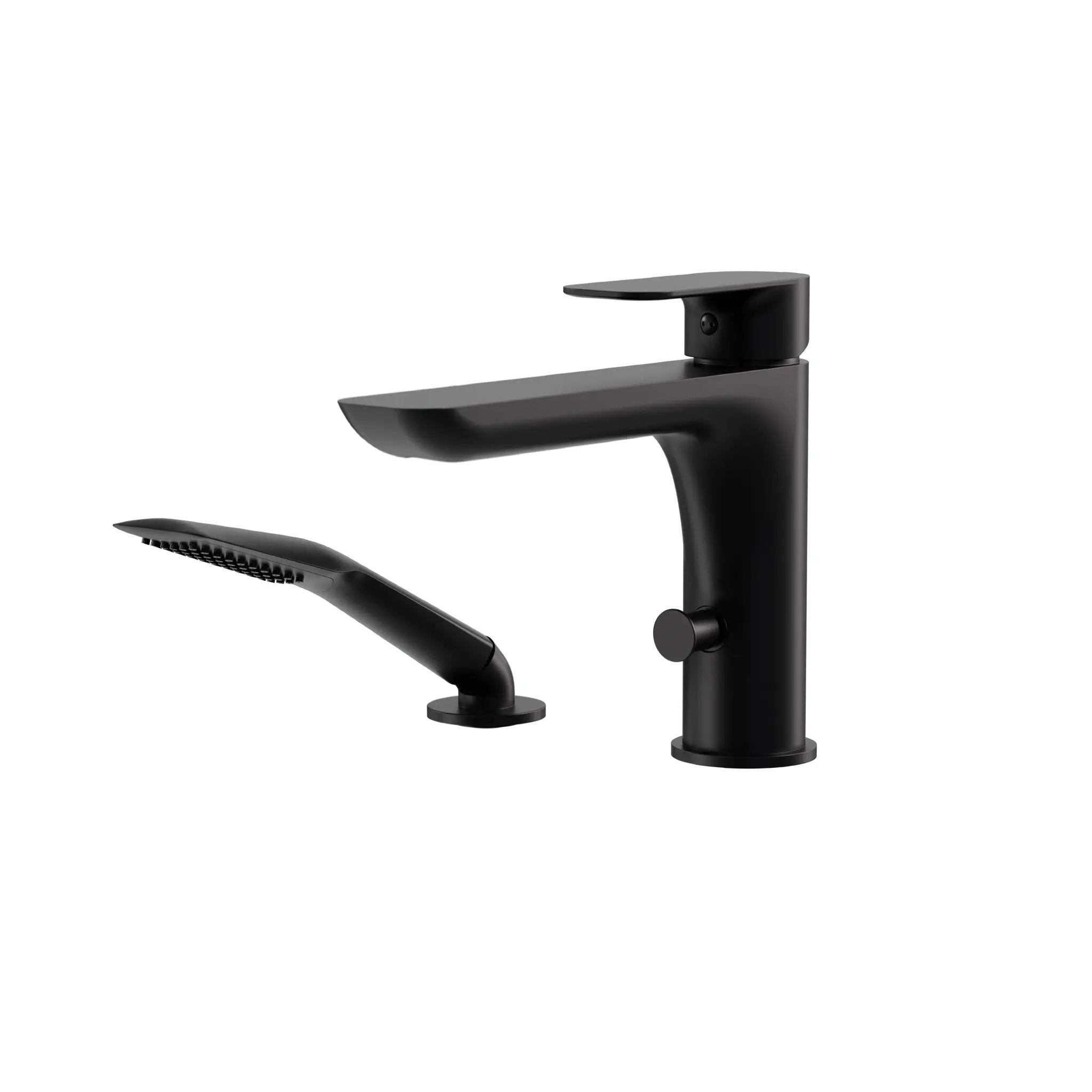 Aquabrass Must Deck Tub Filler with Handshower by Aquabrass