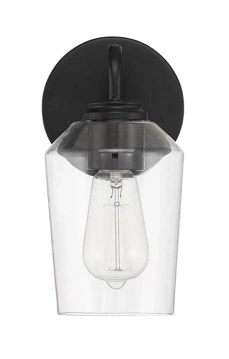 flat black wall sconces