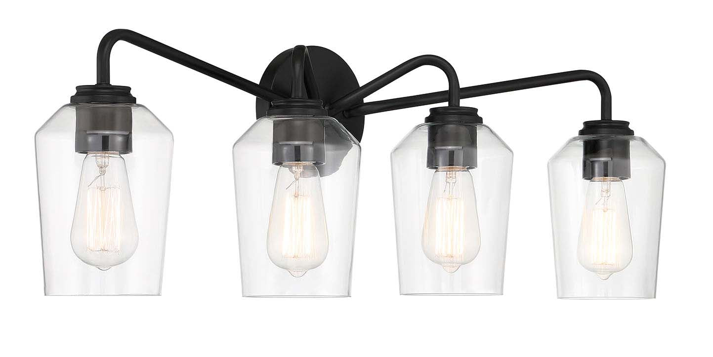 flat black wall sconces