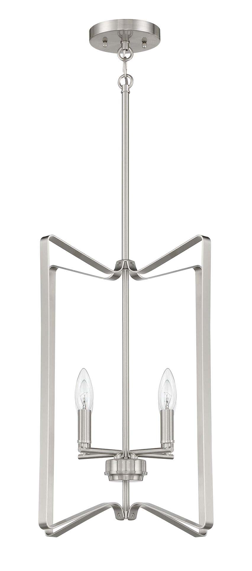 brushed polished nickel ceiling mount