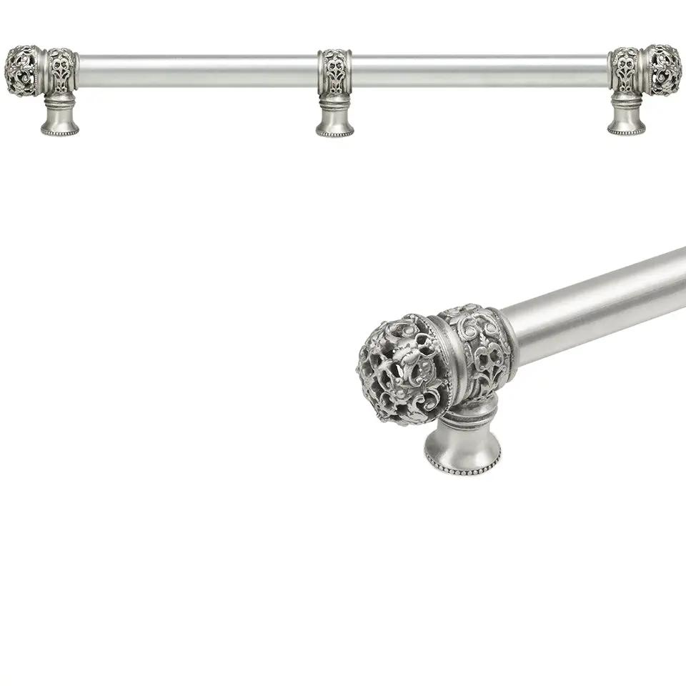 Carpe Diem Juliane Grace Small Finial Appliance/Long Pull - 5/8" Smooth Bar and Center Brace by Carpe Diem