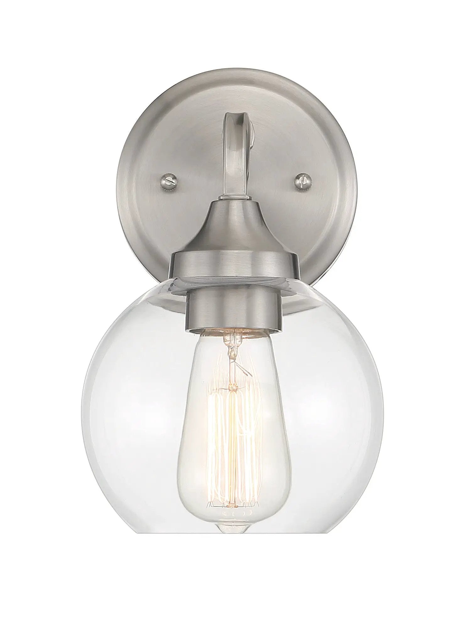 brushed polished nickel wall sconces