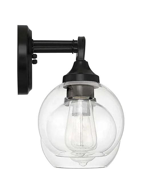 flat black wall sconces