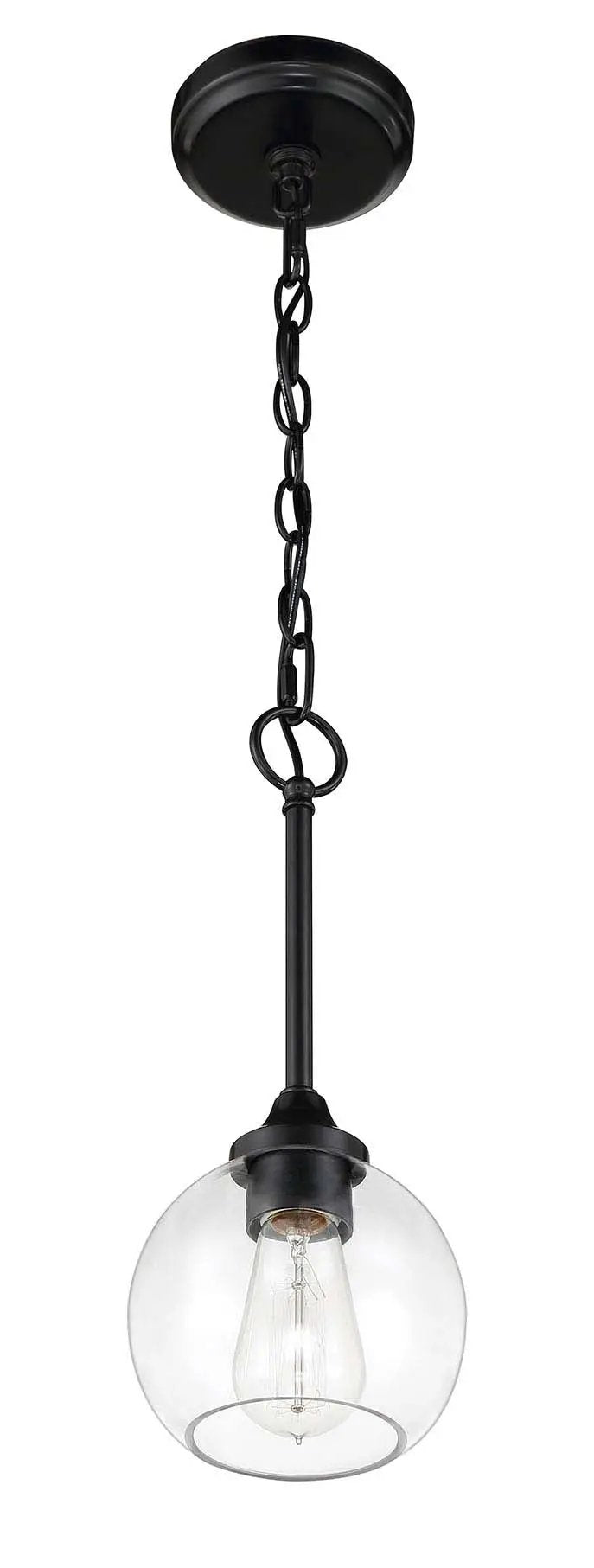 flat black pendants