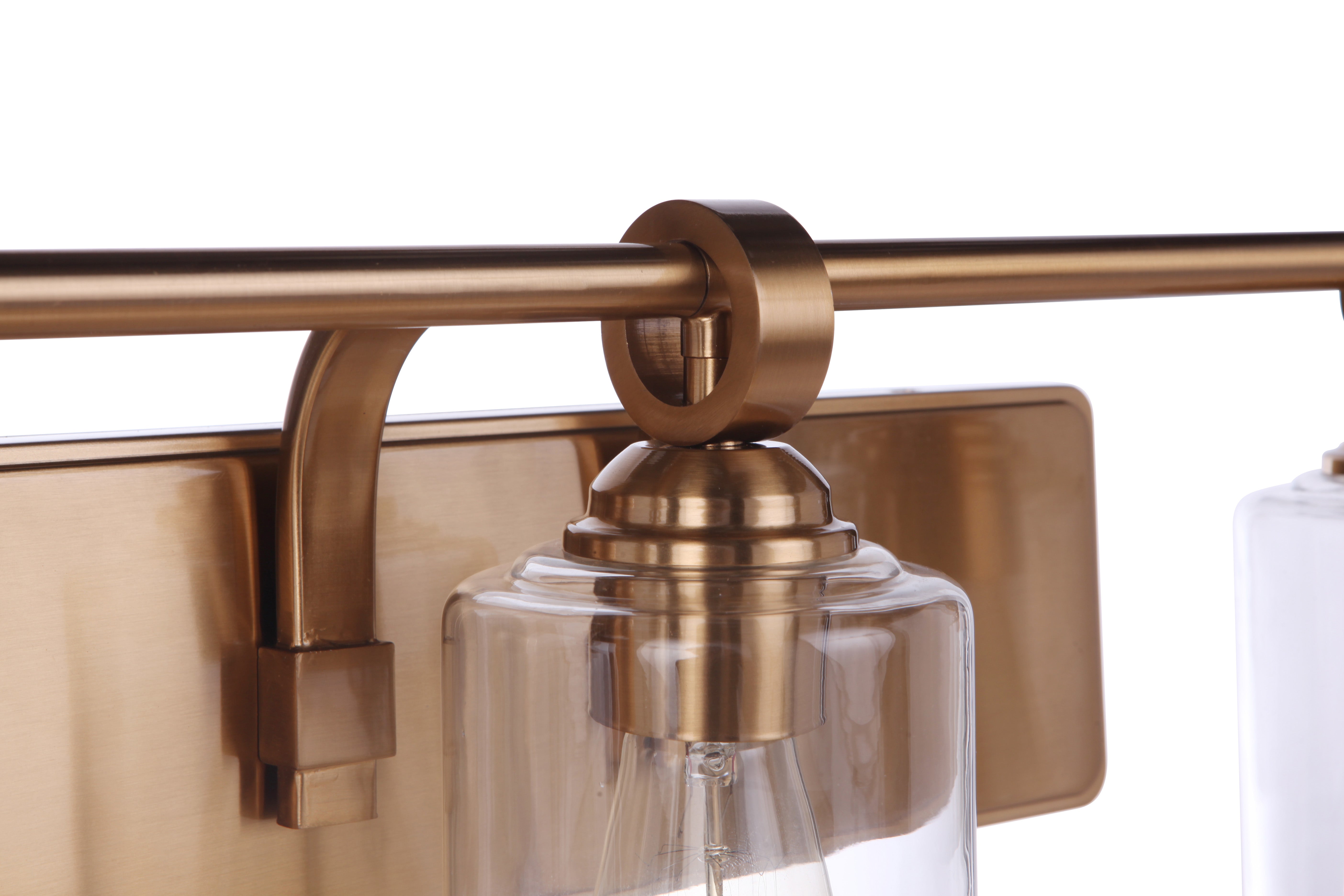 satin brass wall sconces