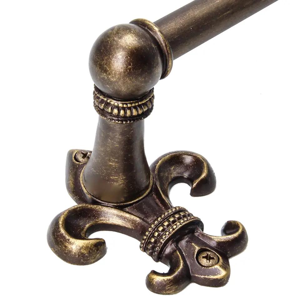 antique brass towel bars/rack