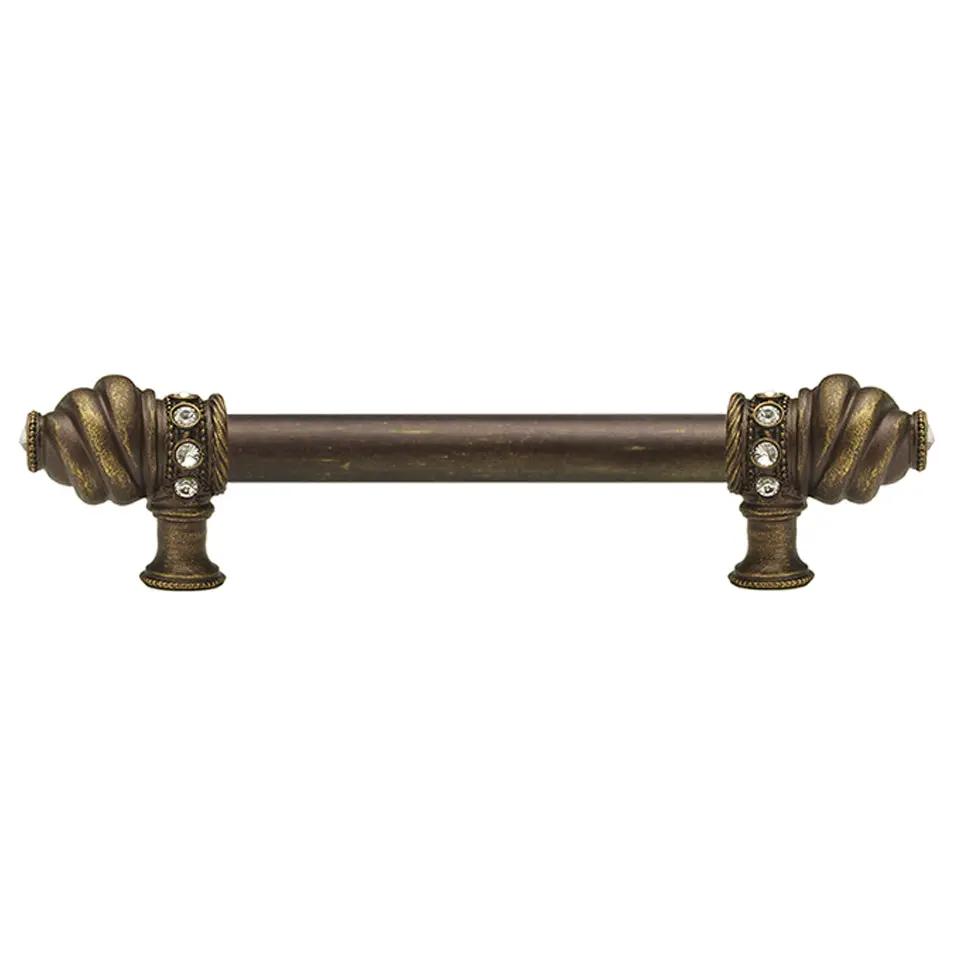 Carpe Diem Caché II Appliance/Long Pull - 5/8" Smooth Bar - Decorated with Swarovski Crystals by Carpe Diem