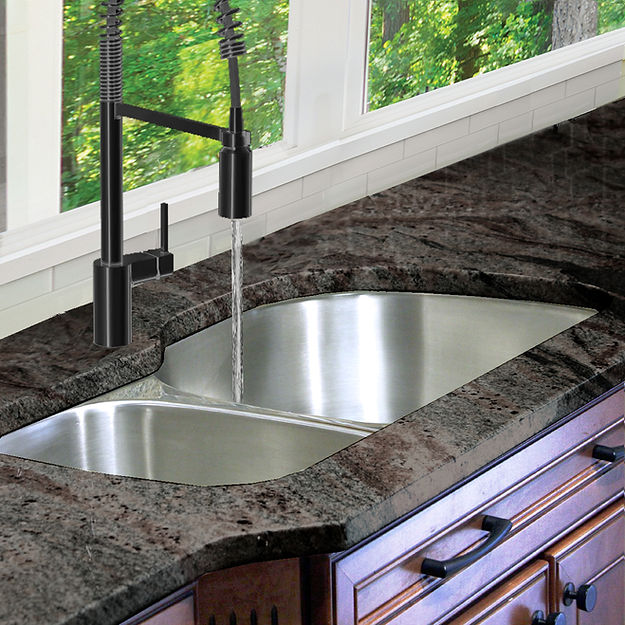 silver kitchen sink