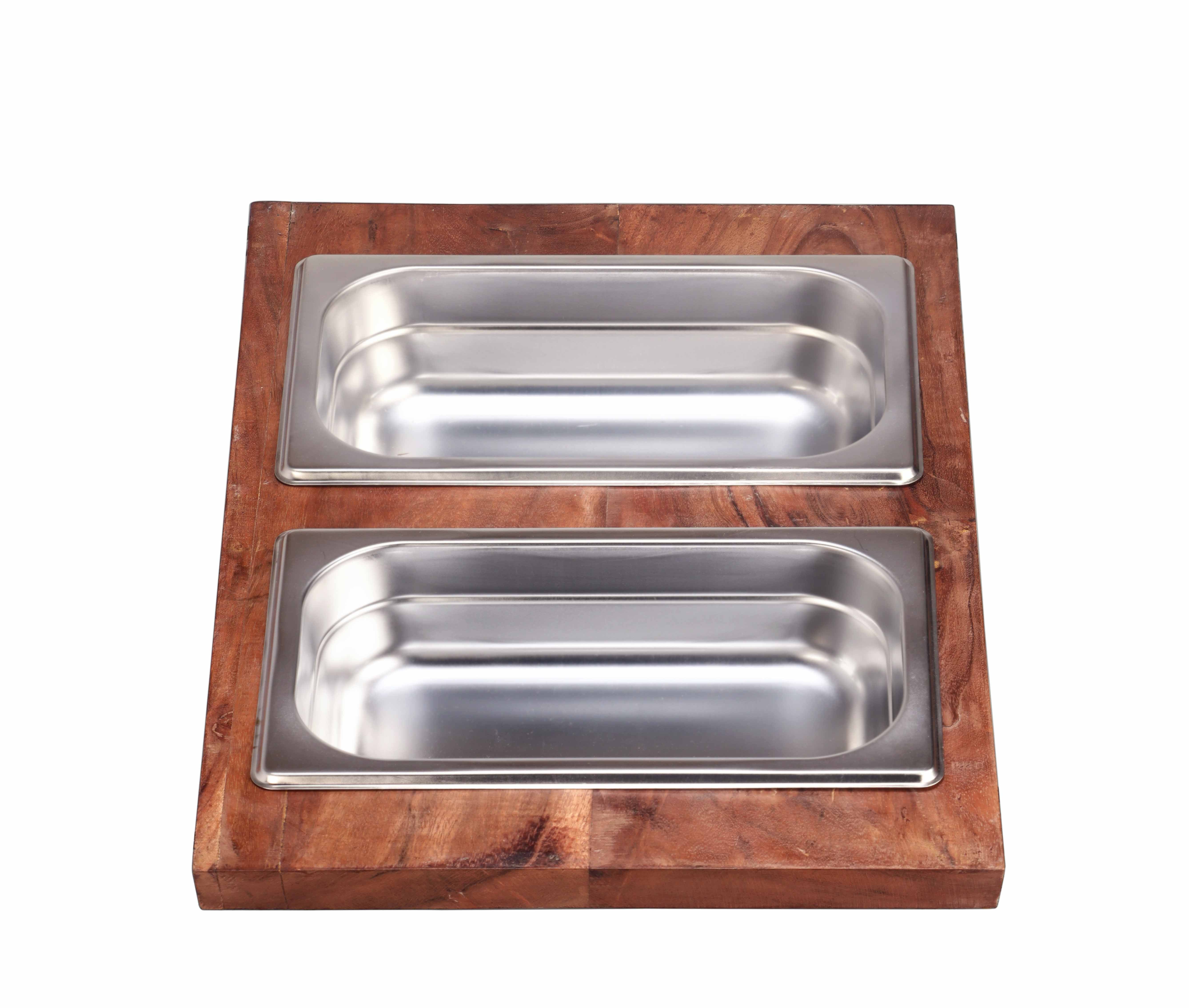 brown condiment tray