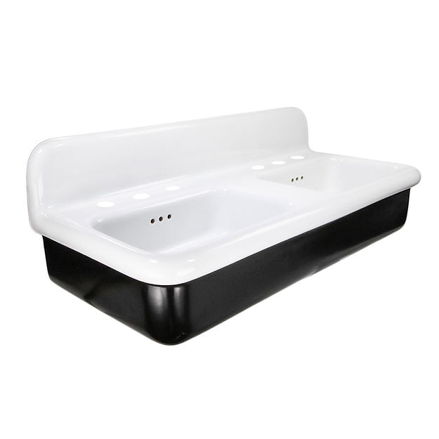 black/white bathroom sink