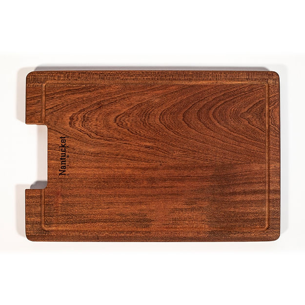 brown cutting board
