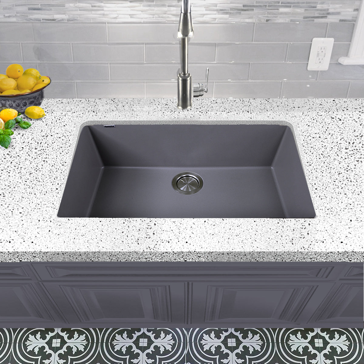 titanium grey kitchen sink