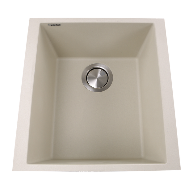 Nantucket Sinks 17 inch Single Bowl Undermount Granite Composite Bar-Prep Sink