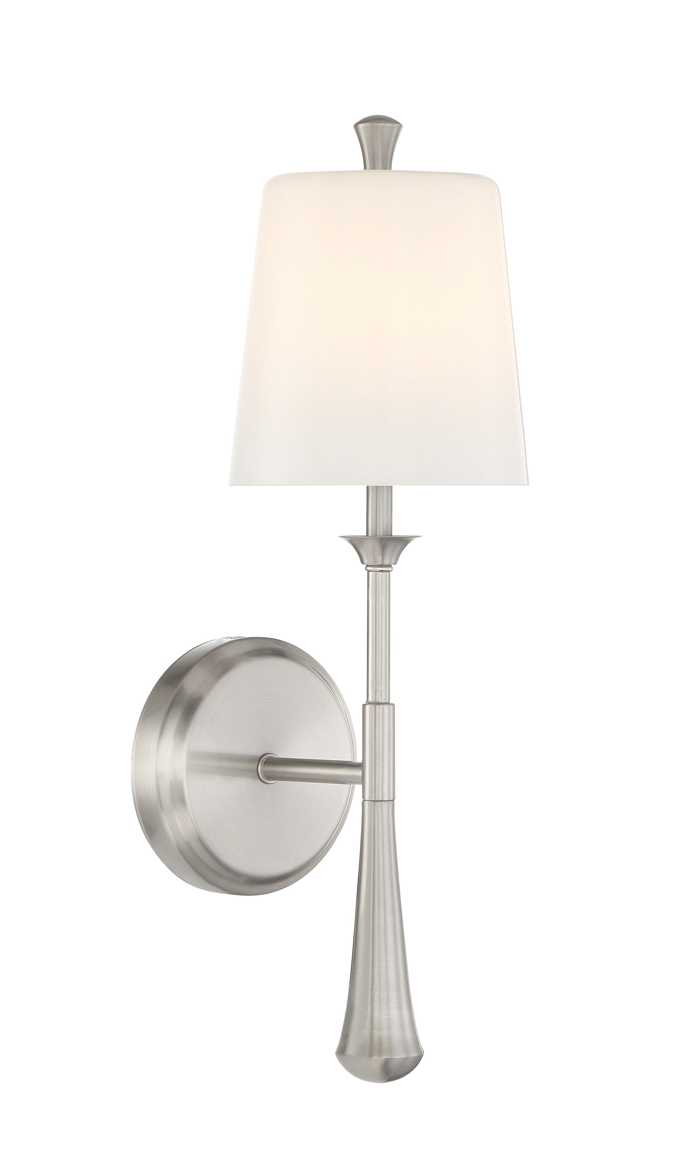 brushed polished nickel wall sconces