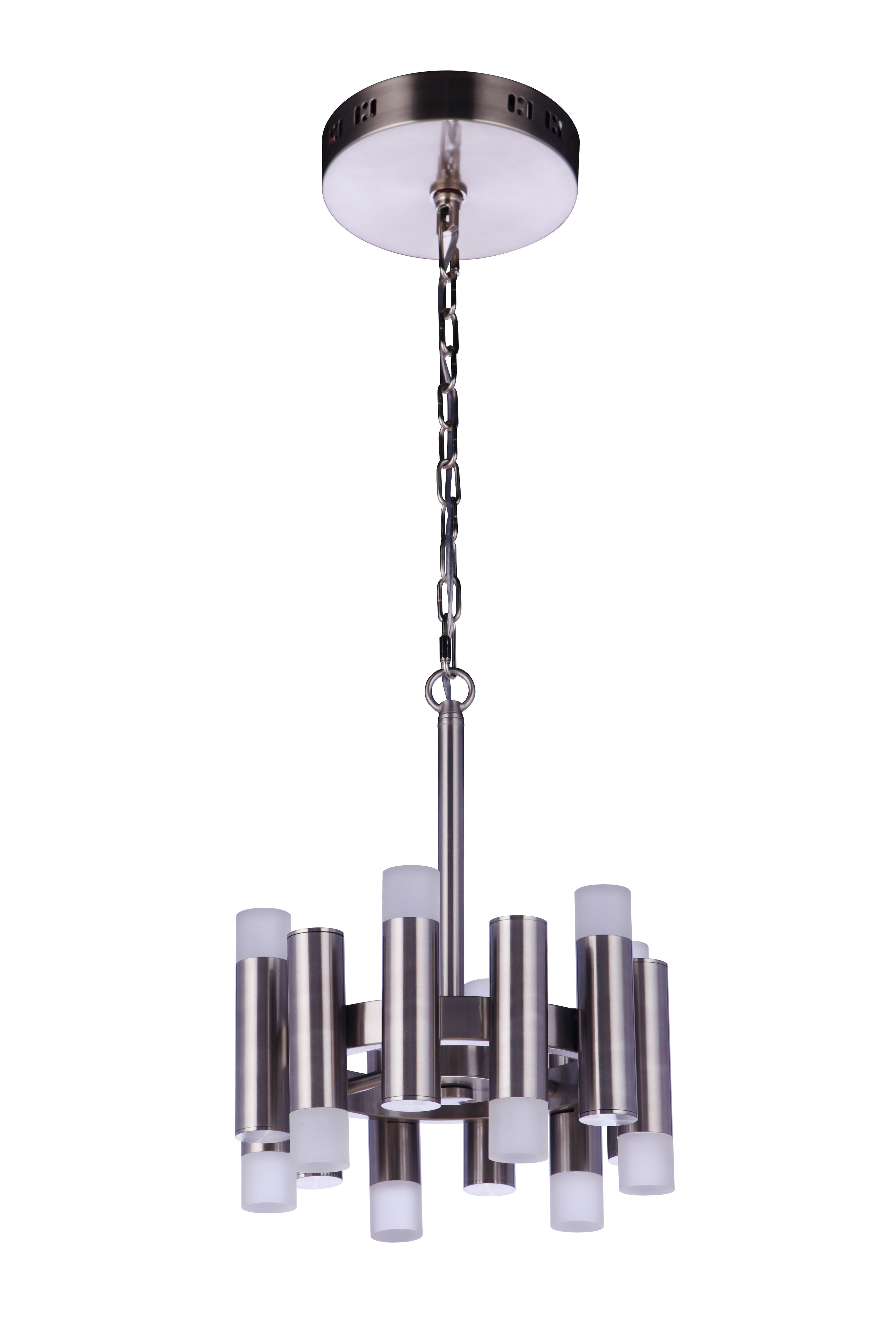 brushed polished nickel ceiling mount