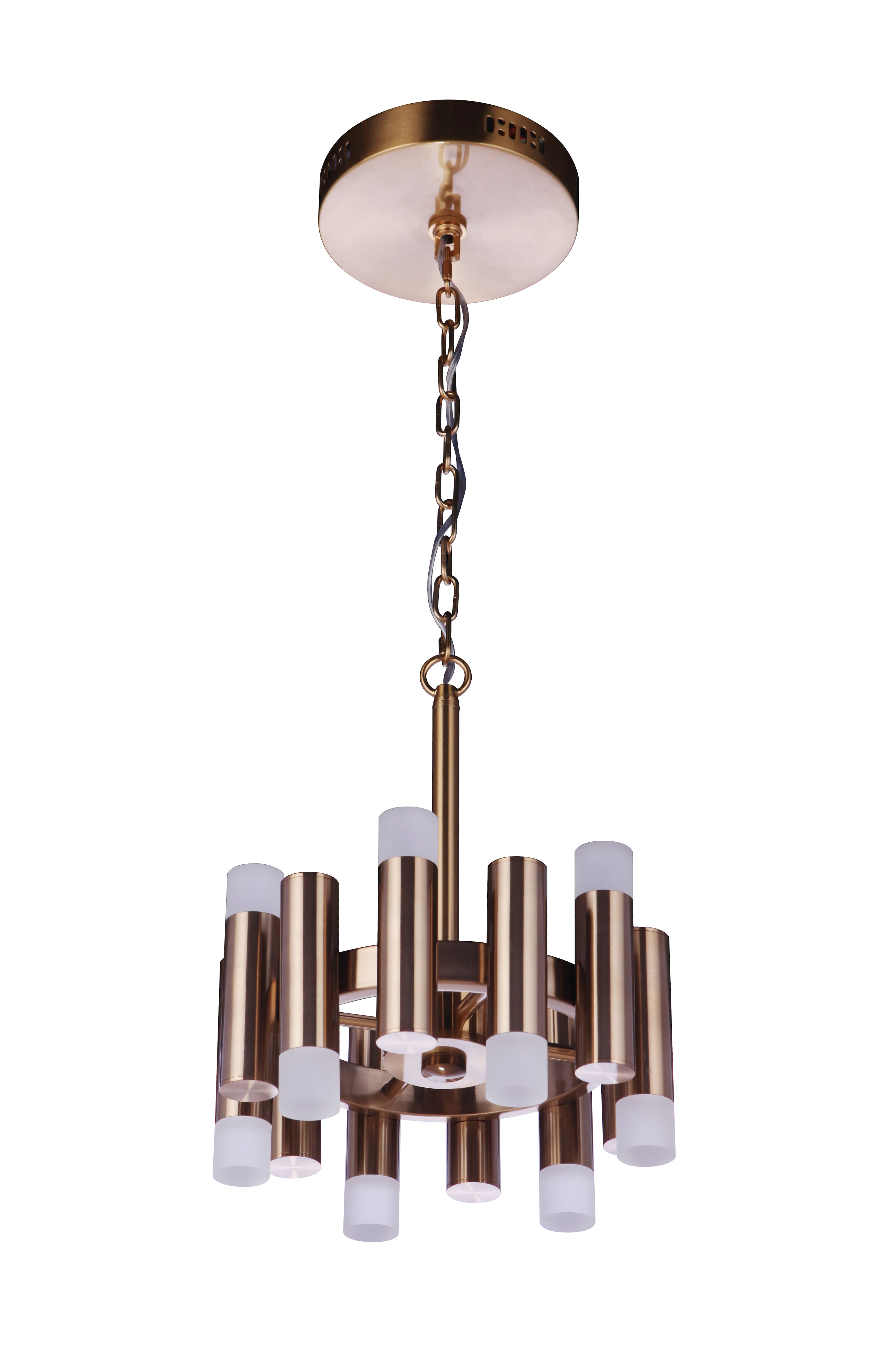 satin brass ceiling mount