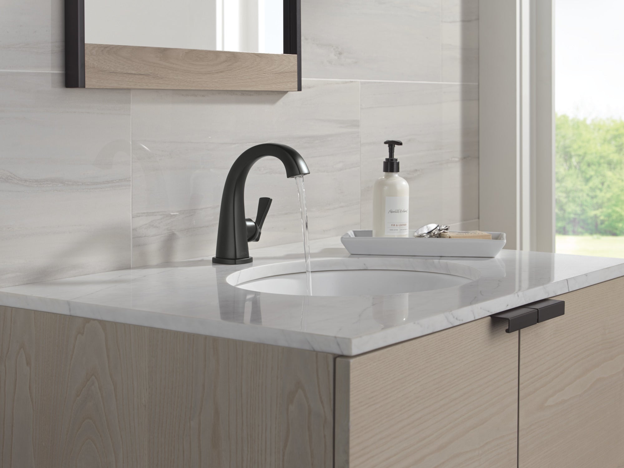 matte black bathroom faucet