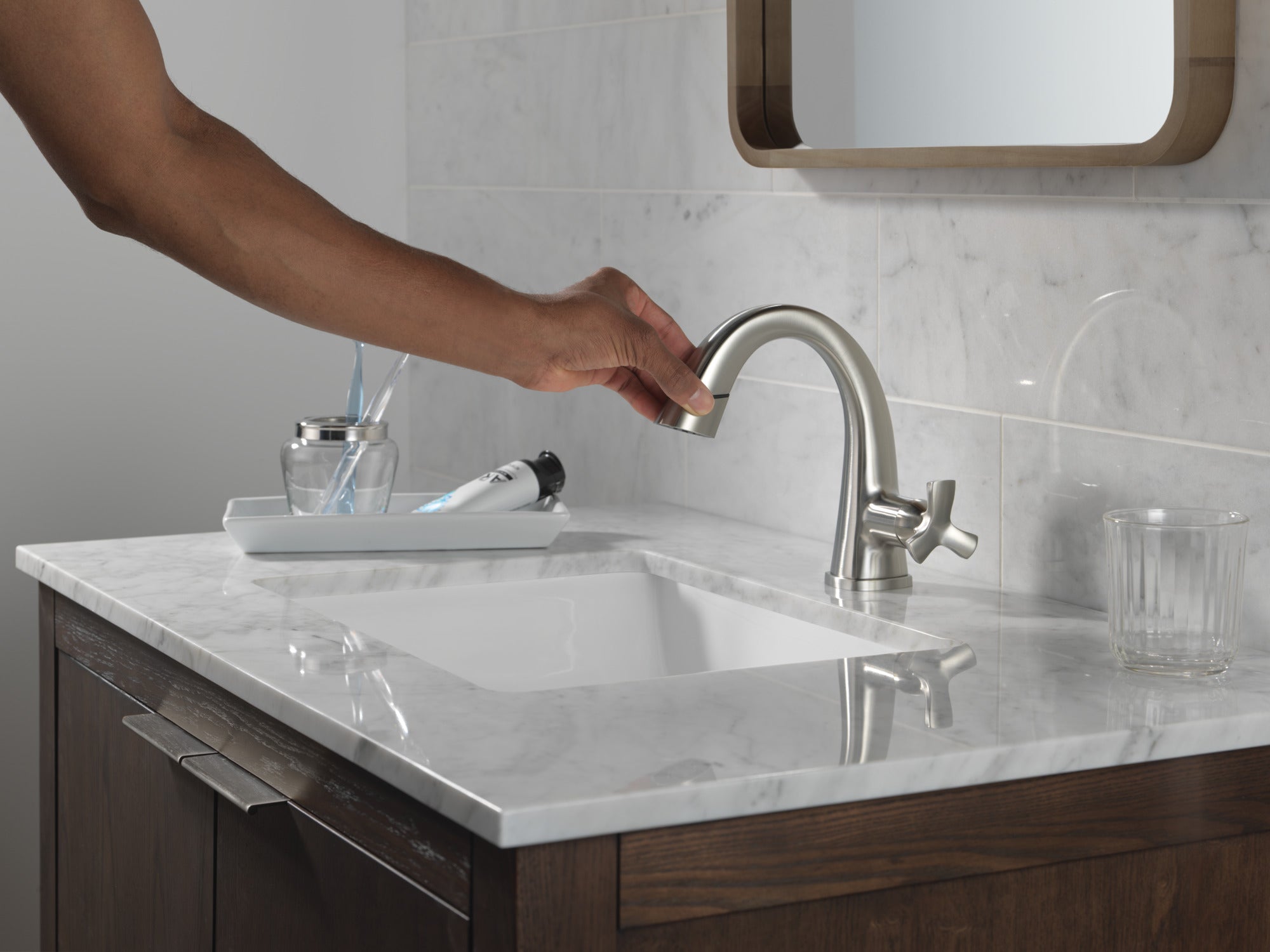 lumicoat stainless bathroom faucet