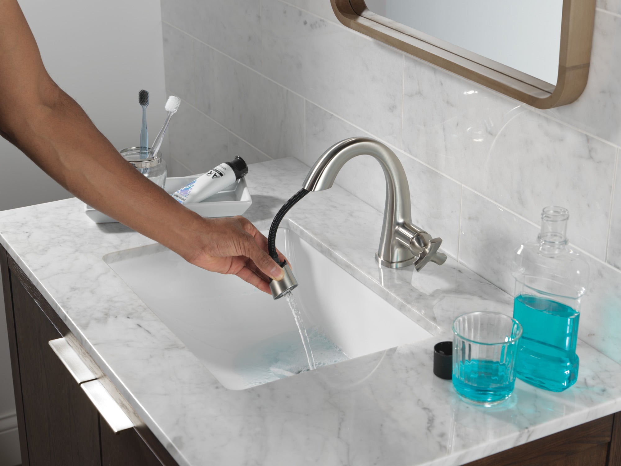 lumicoat stainless bathroom faucet