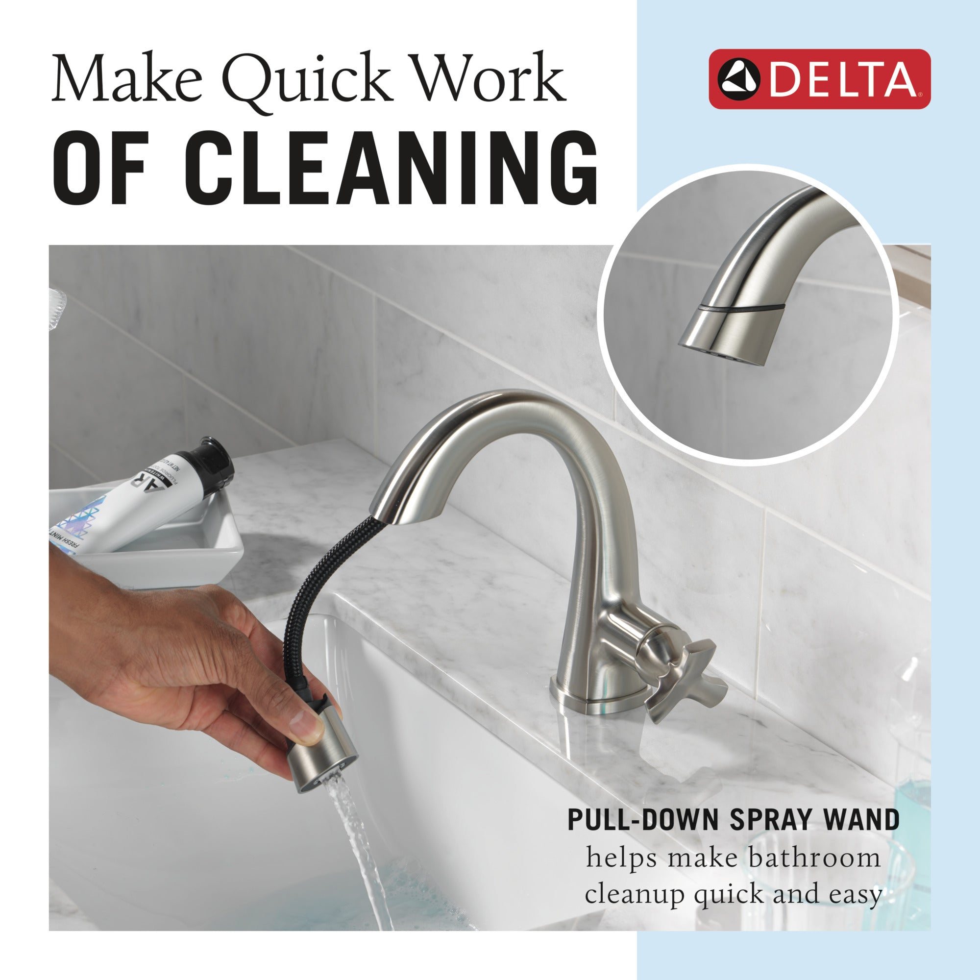 lumicoat stainless bathroom faucet