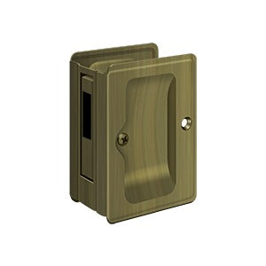 Deltana Adjustable HD Pocket Lock, 3-1/4" x 2-1/4" Sliding Door Receiver