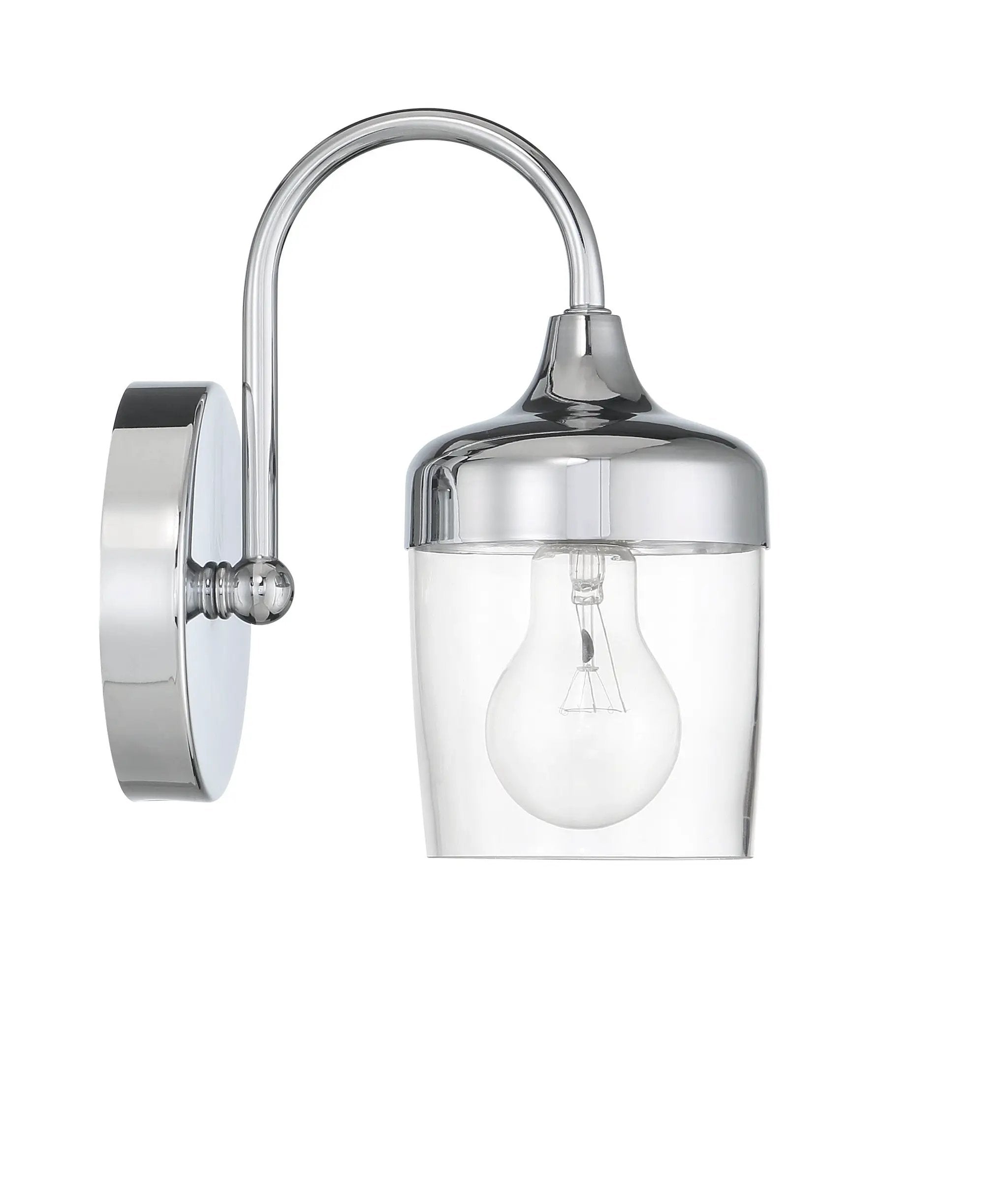 chrome wall sconces