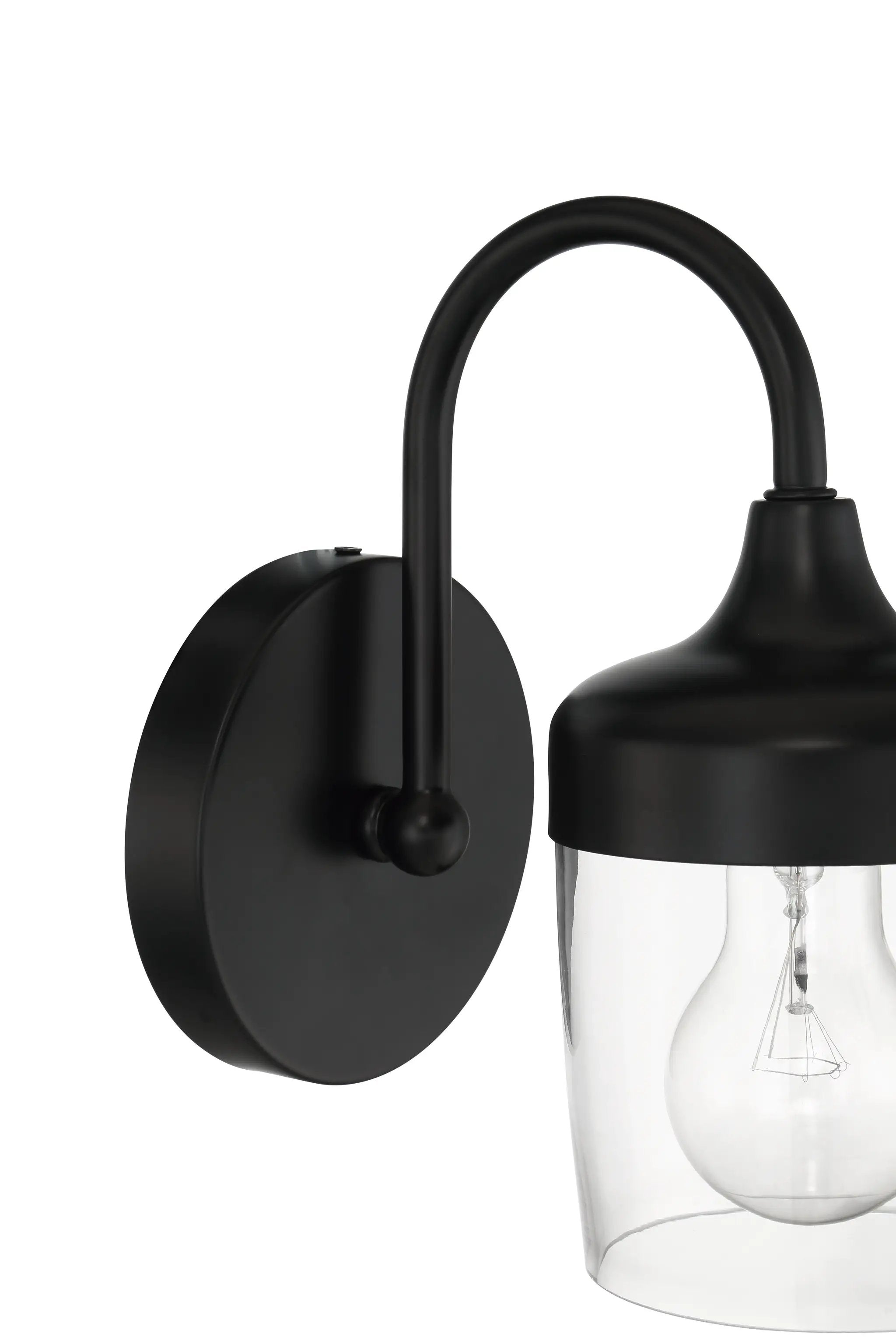 flat black wall sconces