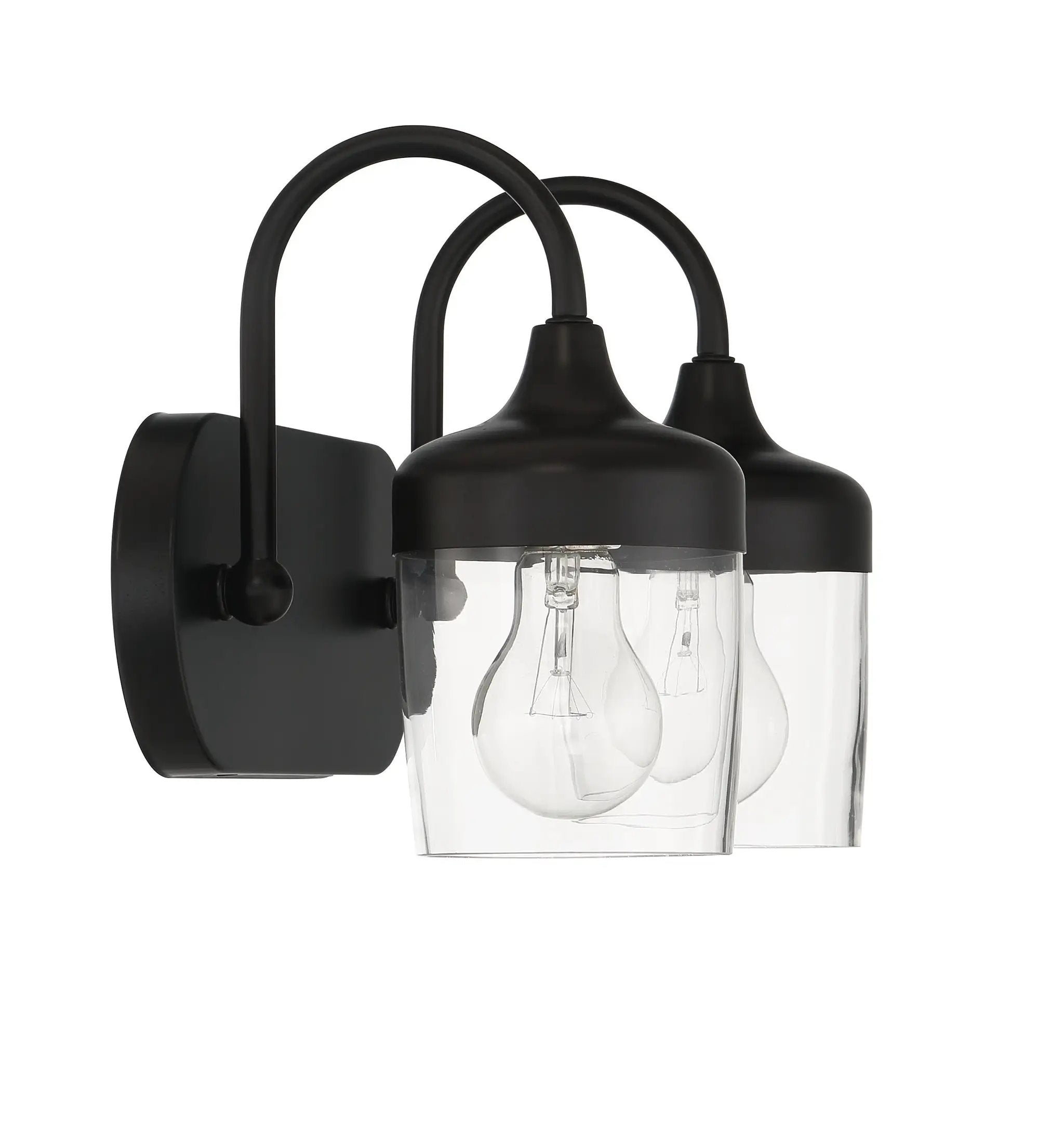flat black wall sconces