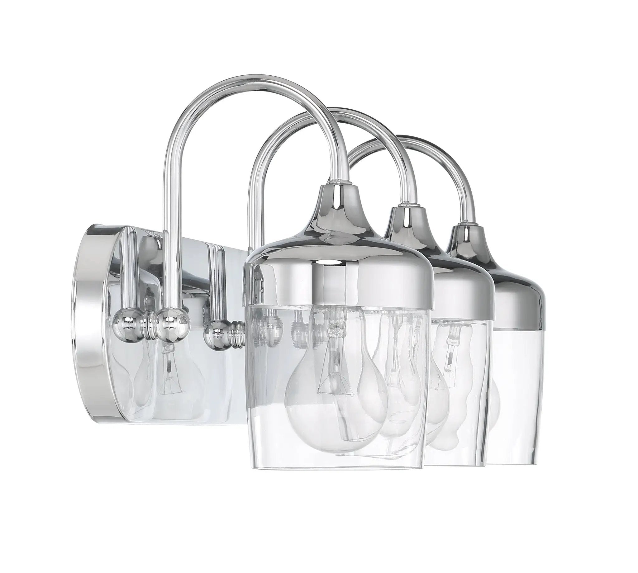 chrome wall sconces