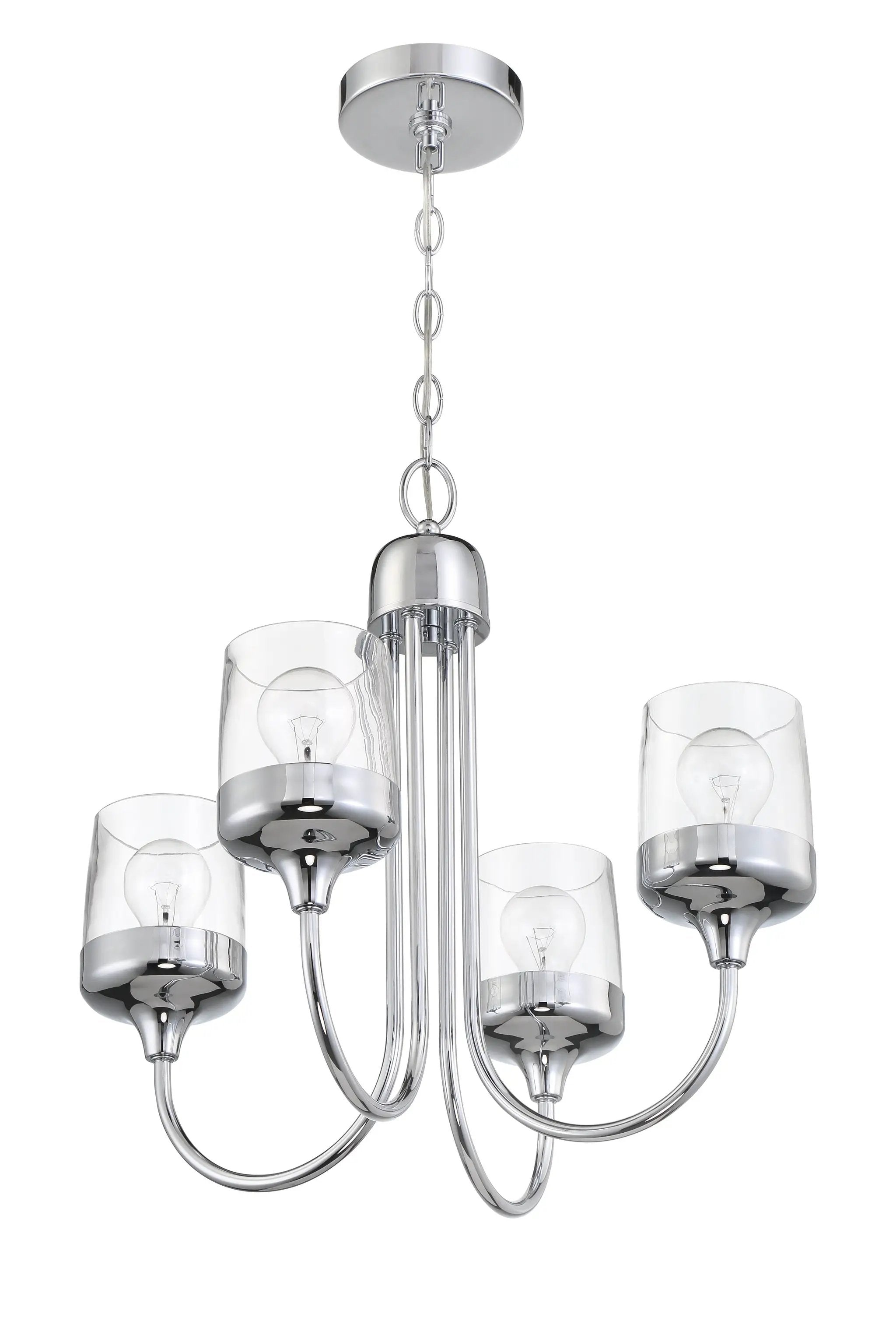 chrome chandeliers