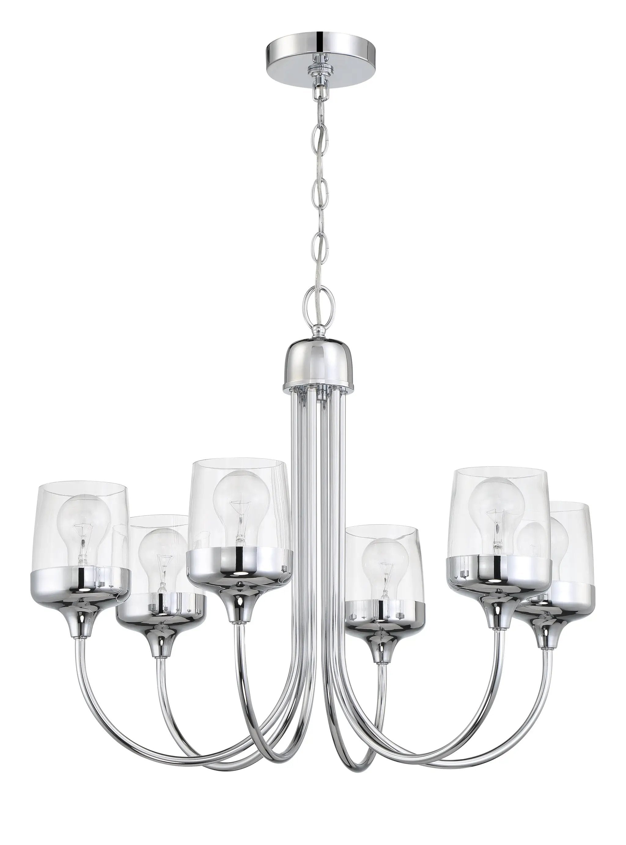 chrome chandeliers