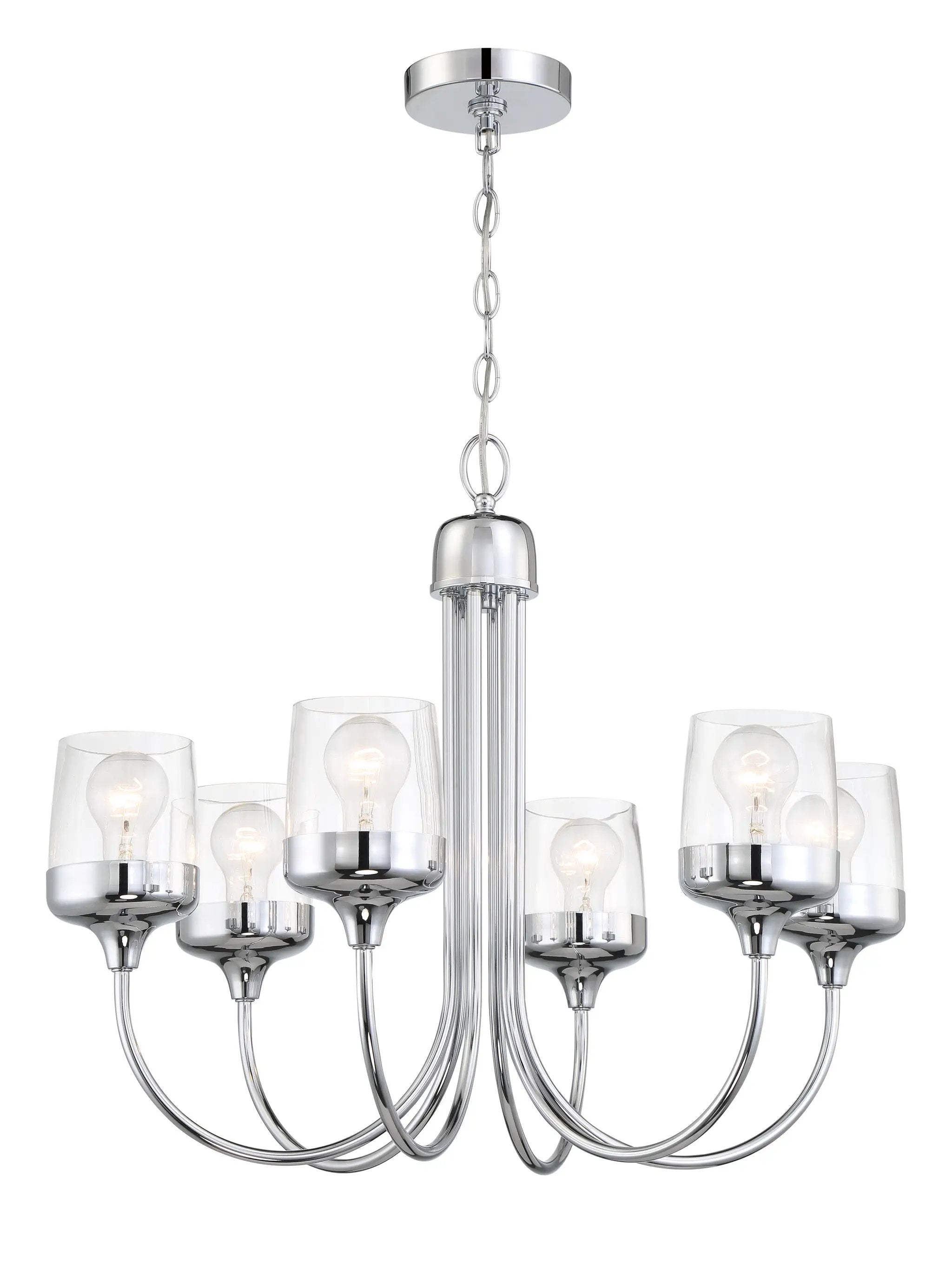 chrome chandeliers