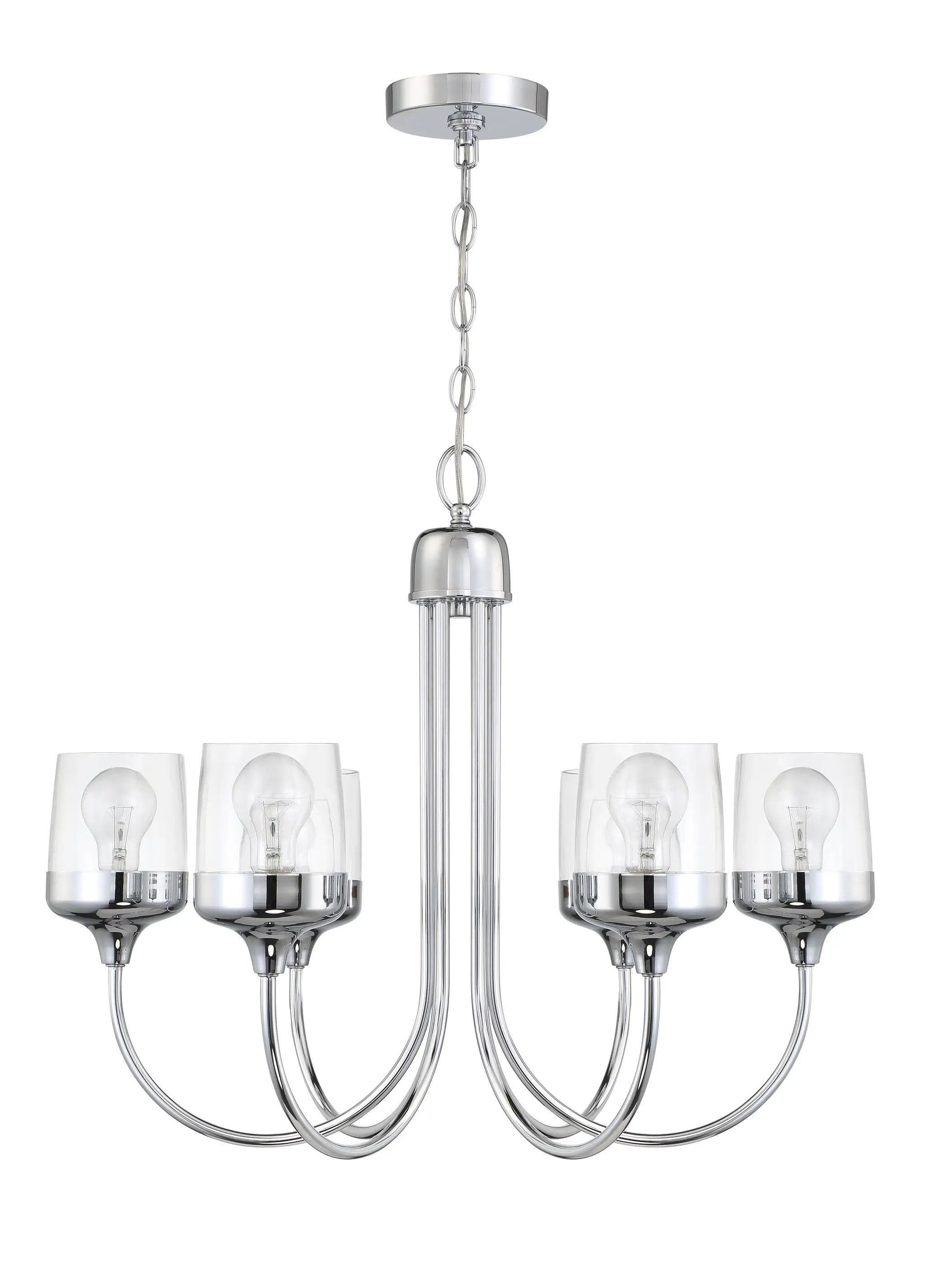 chrome chandeliers