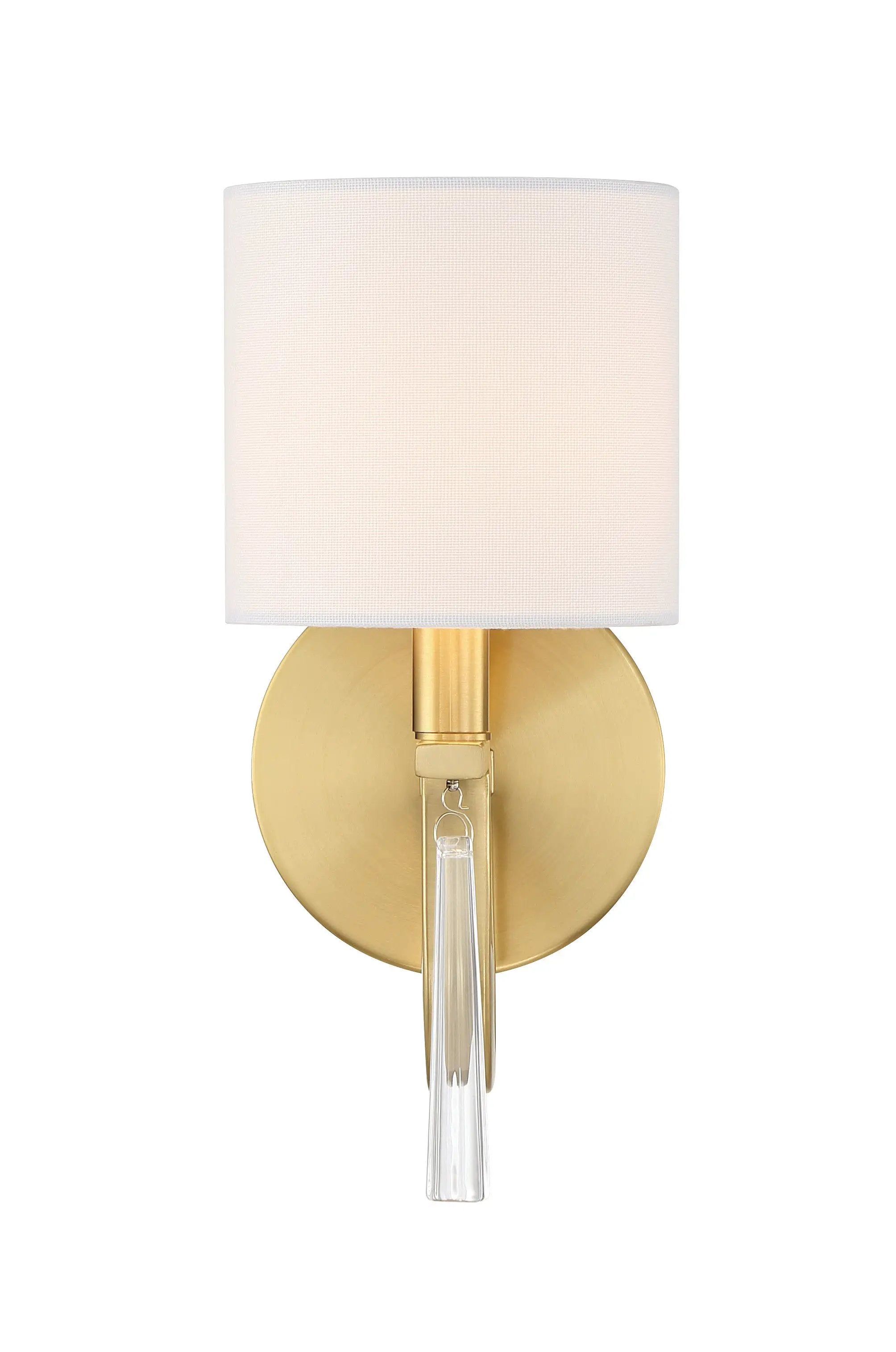 satin brass wall sconces
