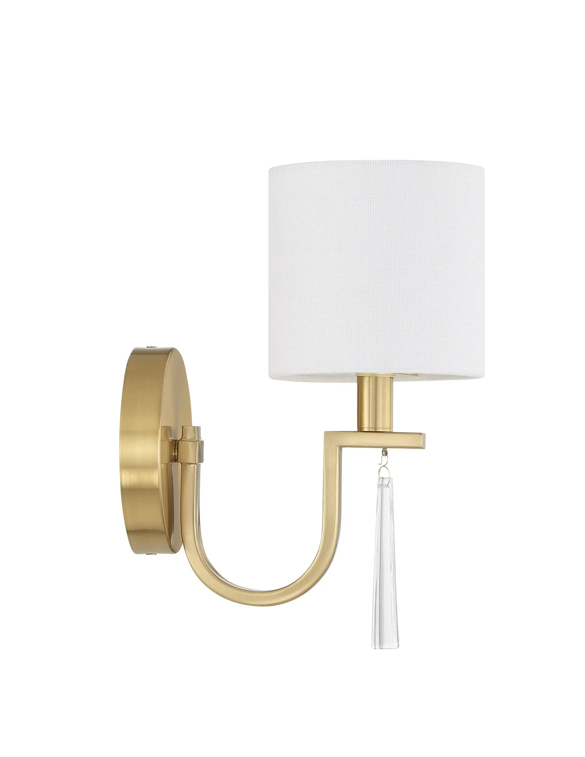 satin brass wall sconces