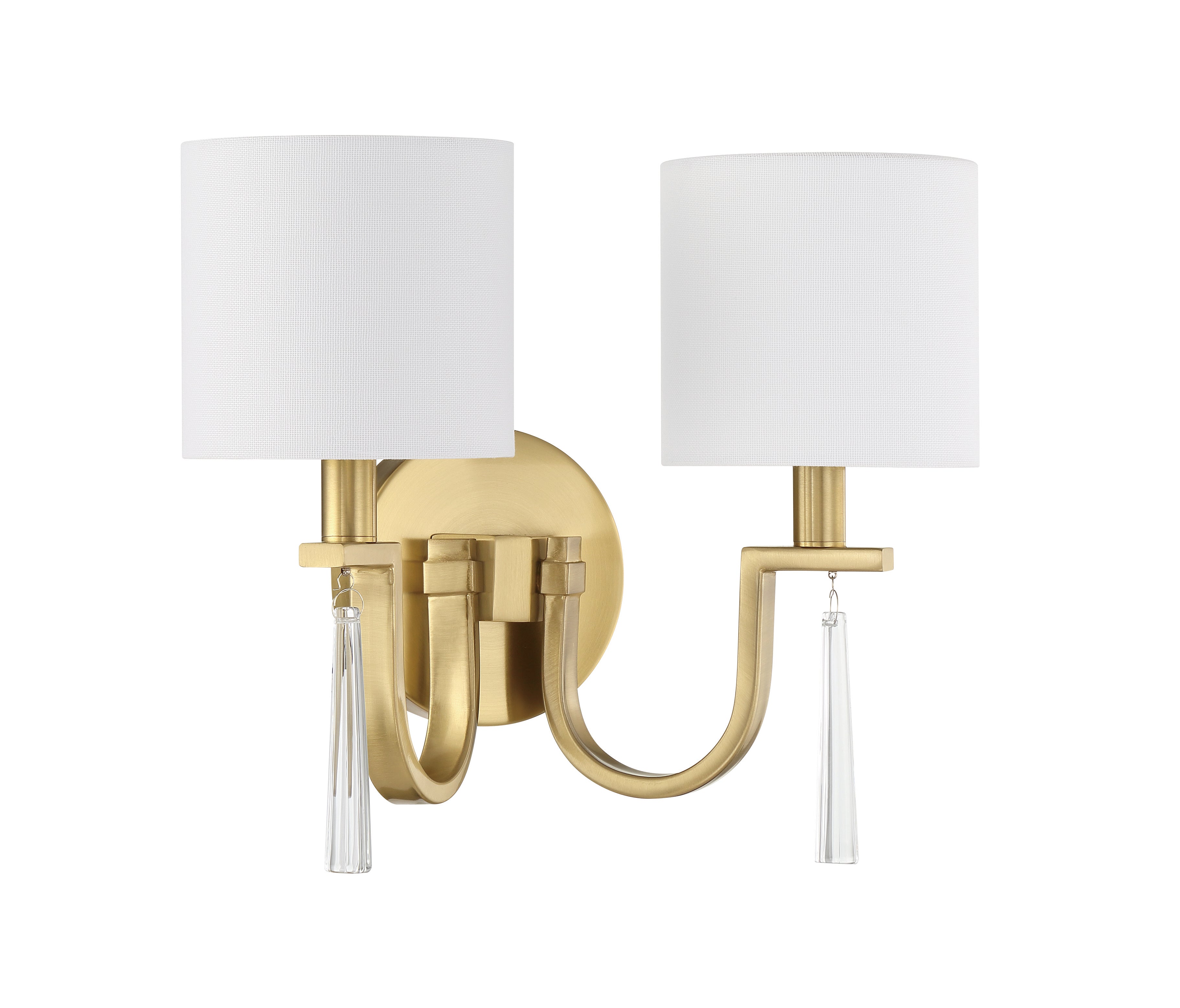satin brass wall sconces