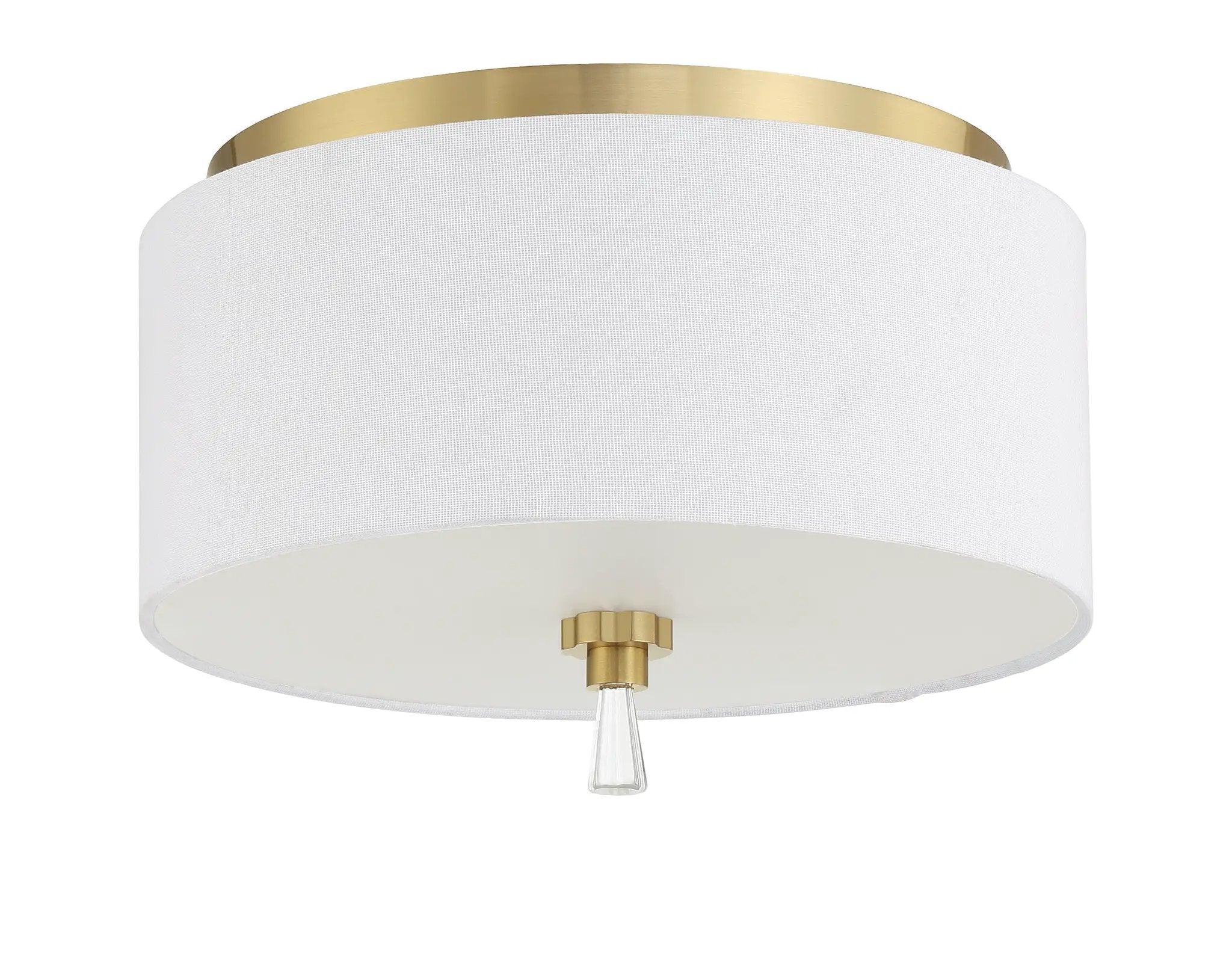 satin brass ceiling mount