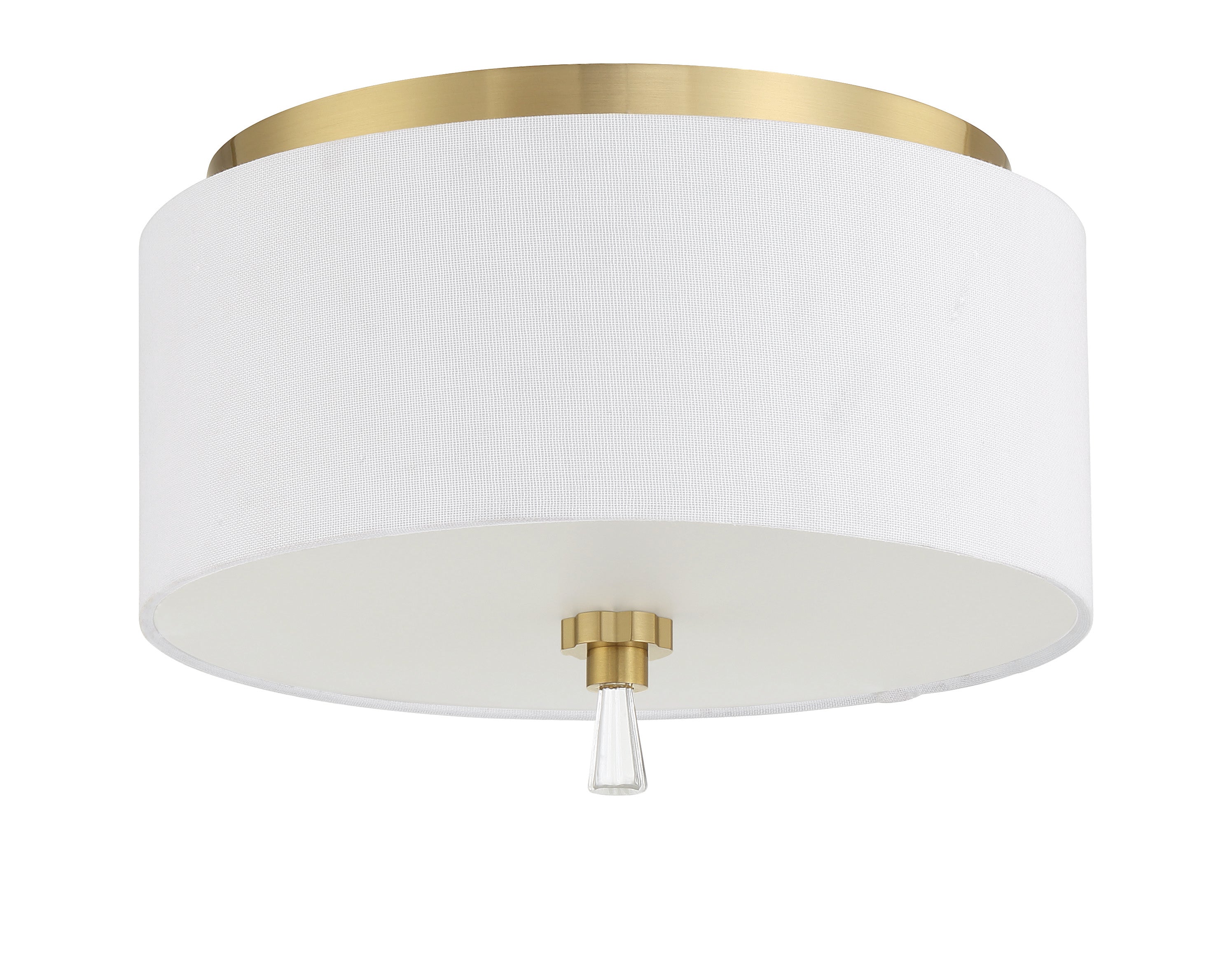 satin brass ceiling mount