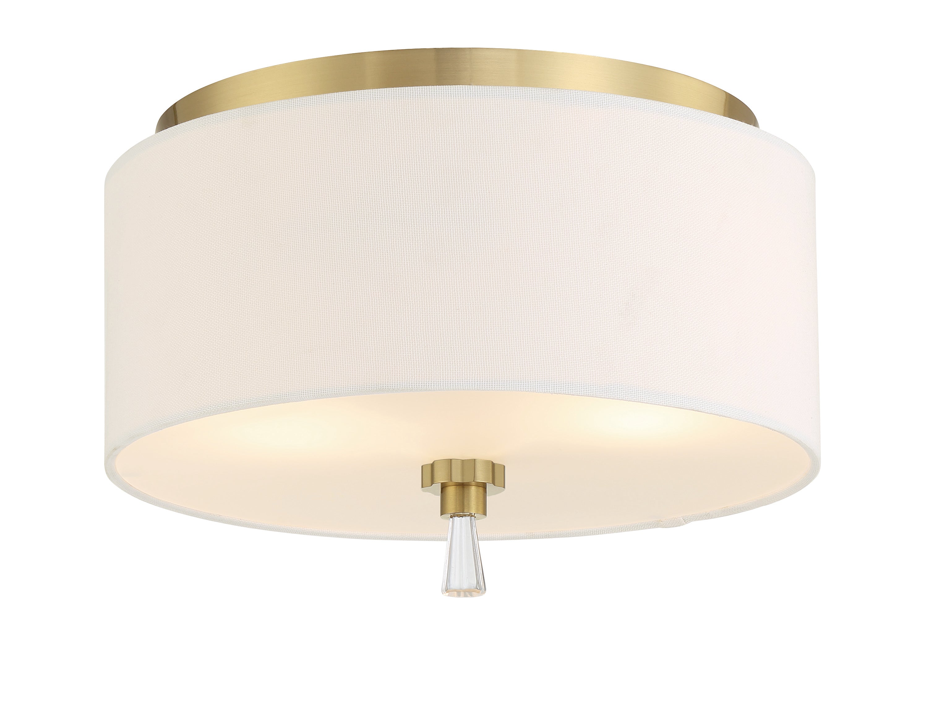satin brass ceiling mount